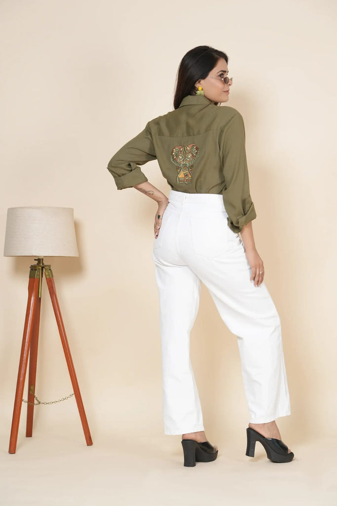 Camisa Algodón. Calidad Premium. Tallas 32,34 y 36.