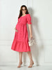 Vestido. Midi Premium Algodon. Talla 34.