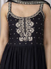 Vestido. Anarkali.  Negro. Premium. Talla 30,32,34.