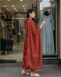 Anarkali. Kurta Set. Talla 36. Algodón .