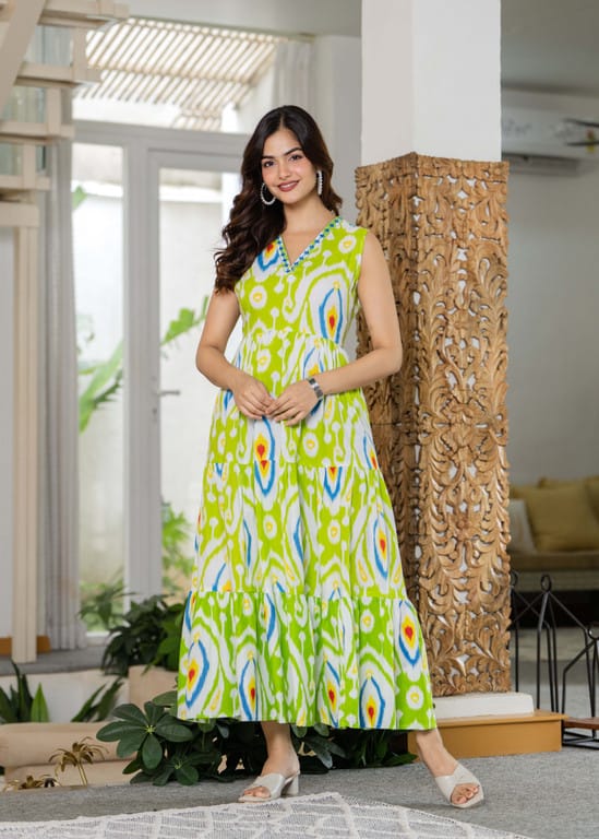 Anarkali Algodón. Talla 32 Y 34.