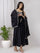 Vestido. Anarkali.  Negro. Premium. Talla 30,32,34.
