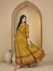 Vestido.  Anarkali.  Algodón Premium. Talla 34.
