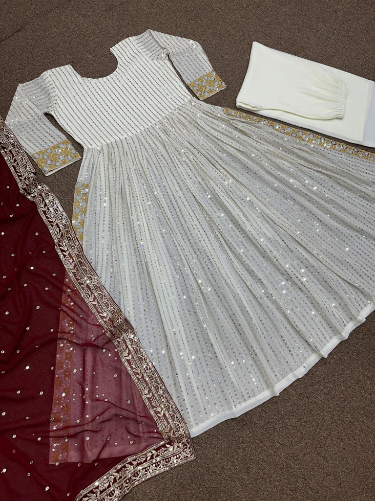 Vestido De Gala. Talla 34. Pashmina Color Rojo.