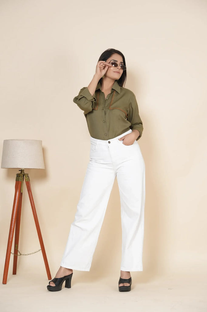 Camisa Algodón. Calidad Premium. Tallas 32,34 y 36.