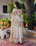 Vestido.  Anarkali.  Premium Calidad.
