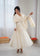Vestido.  Blanco. 3 Piezas. Algodón.  Premium.