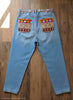 Pants de Mezclilla. Estilo Indu. Talla 32 (Talla 7).