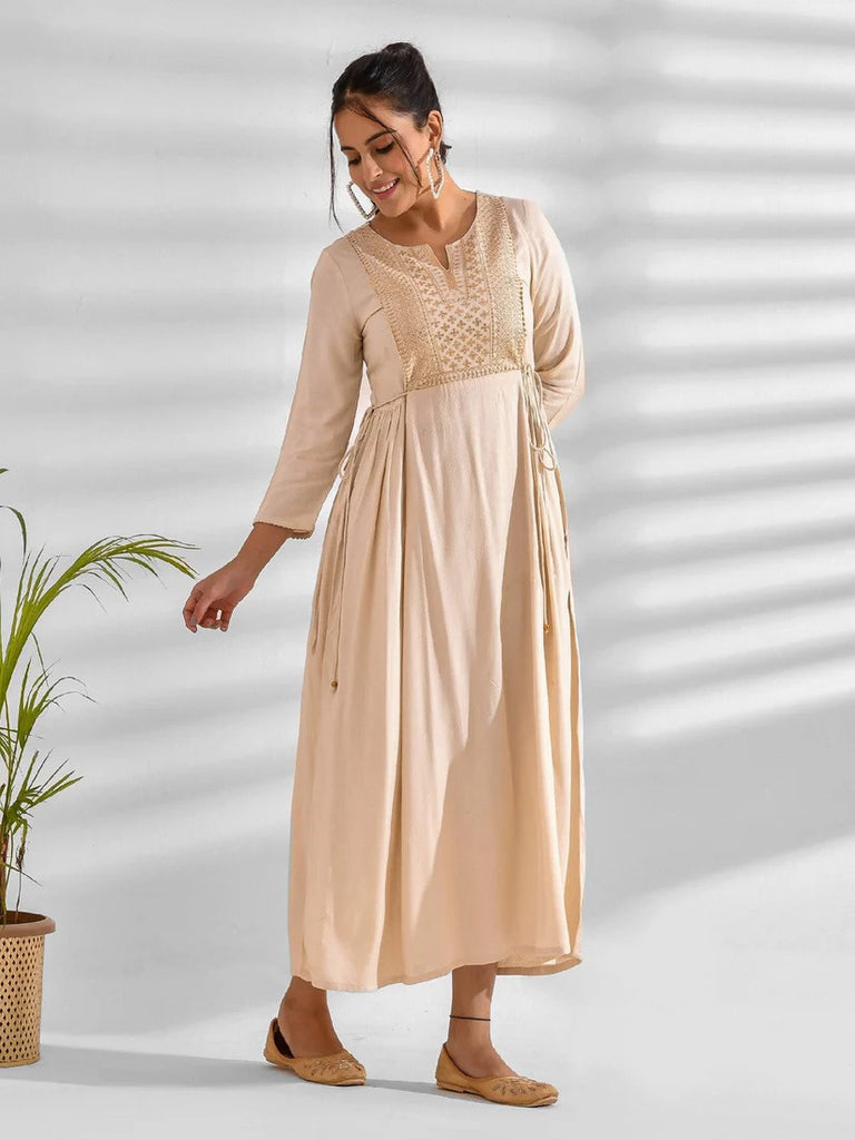 Vestido. Anarkali. Talla 30. 590 Mxn Pesos. Algodón.