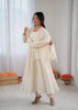 Vestido.  Blanco. 3 Piezas. Algodón.  Premium.