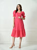 Vestido. Midi Premium Algodon. Talla 34.