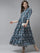 Vestido.  Anarkali. Algodón.  Fresco. Talla 36.