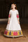 Vestido/Anarkali. Infantil. Tallas 10 Y 12.
