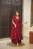 Anarkali Vestido. Talla 34. Algodón. Premium Calidad. 3 Piezas.