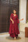 Anarkali Vestido. Talla 34. Algodón. Premium Calidad. 3 Piezas.