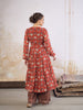 Vestido Anarkali Talla 36. Premium Algodón.