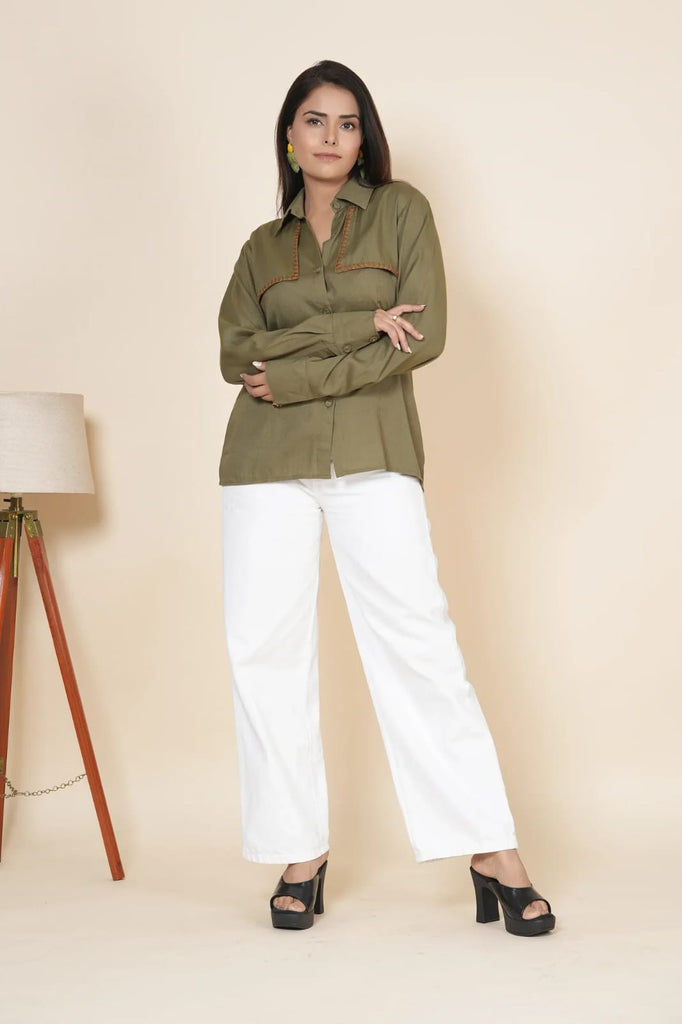 Camisa Algodón. Calidad Premium. Tallas 32,34 y 36.