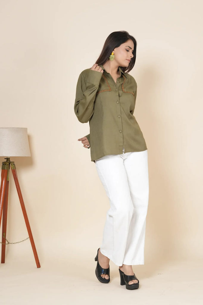 Camisa Algodón. Calidad Premium. Tallas 32,34 y 36.
