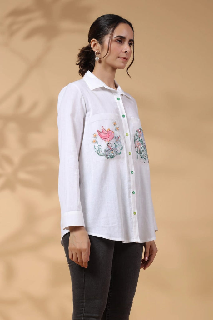 Camisa Algodón Premium. Tallas 32,34 Y 36.